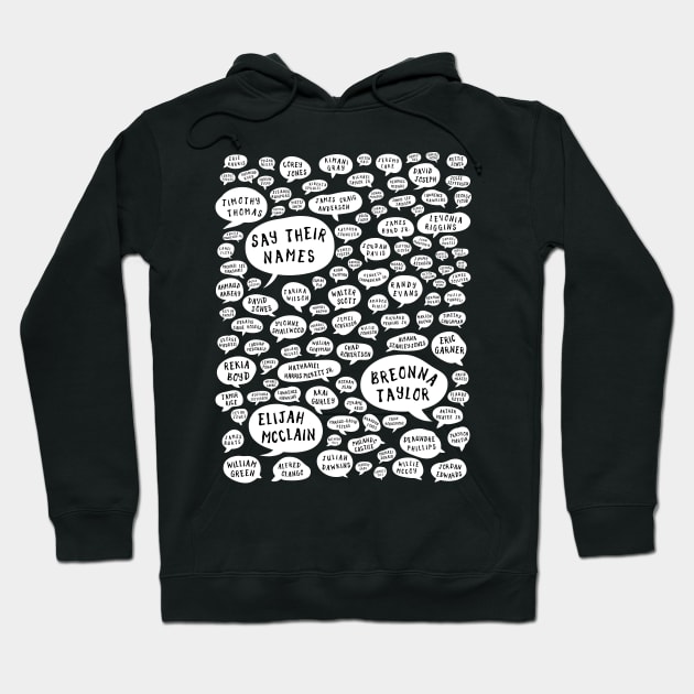 say their names Hoodie by polisci